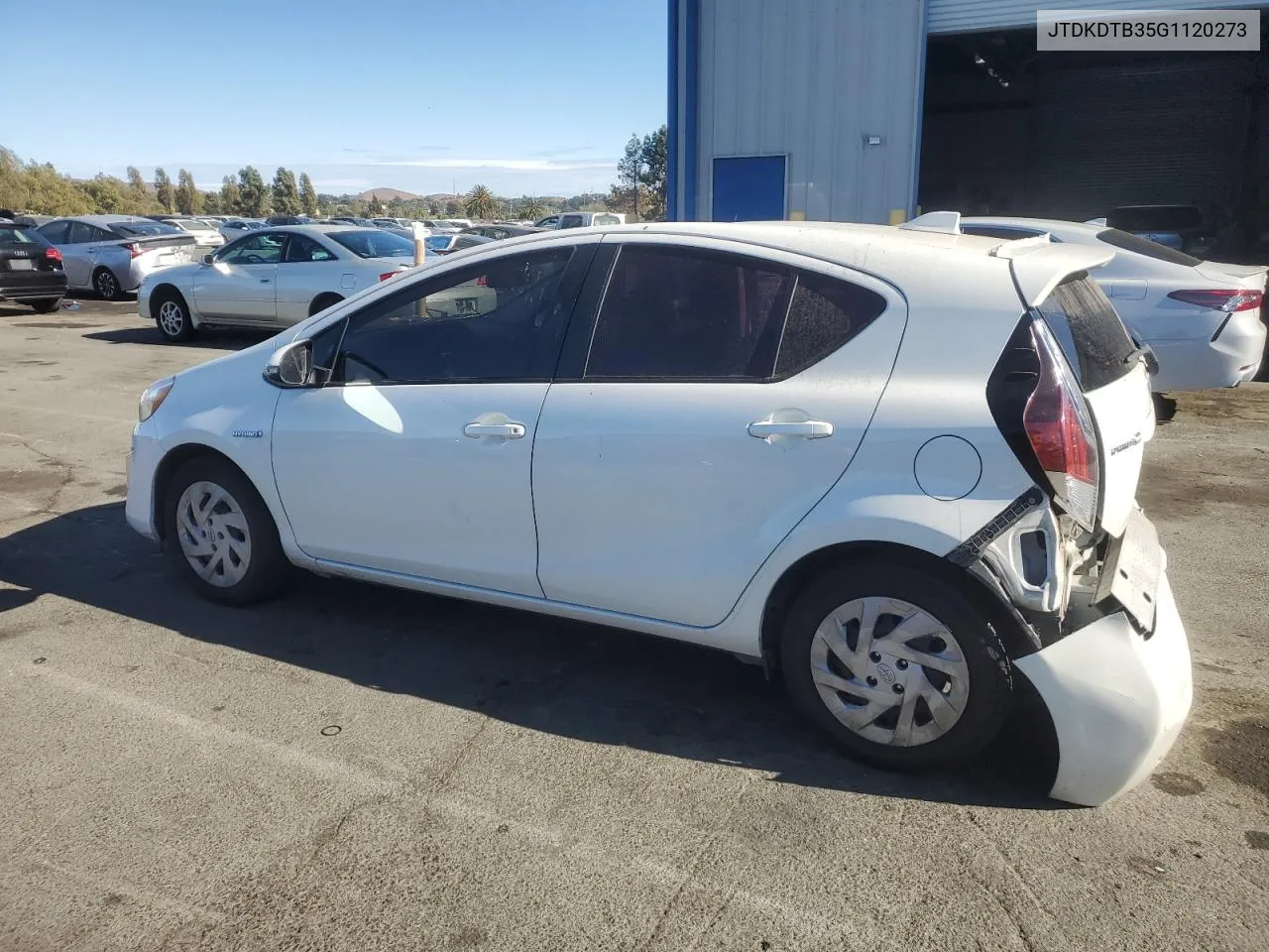 2016 Toyota Prius C VIN: JTDKDTB35G1120273 Lot: 76523314