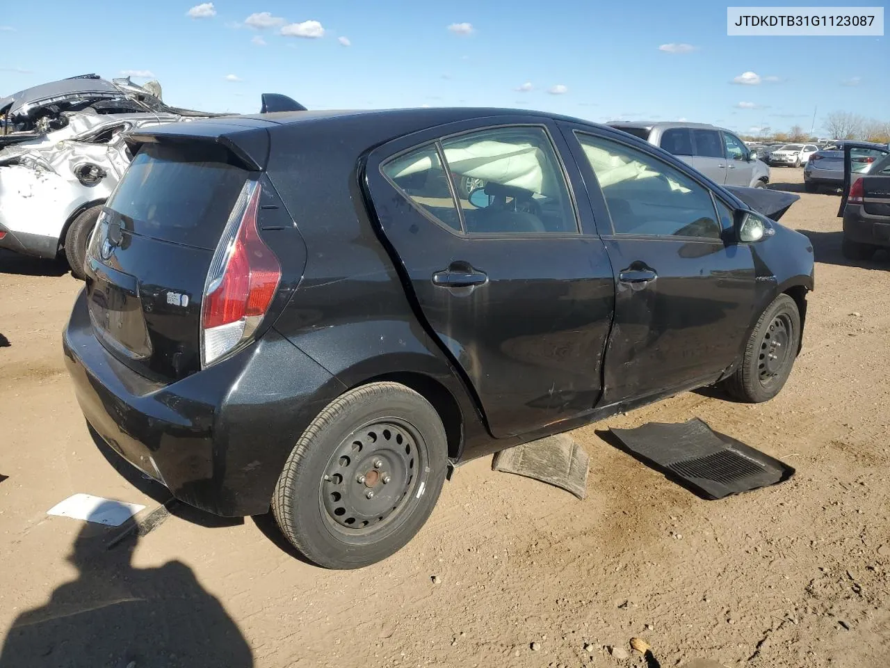 2016 Toyota Prius C VIN: JTDKDTB31G1123087 Lot: 76609684