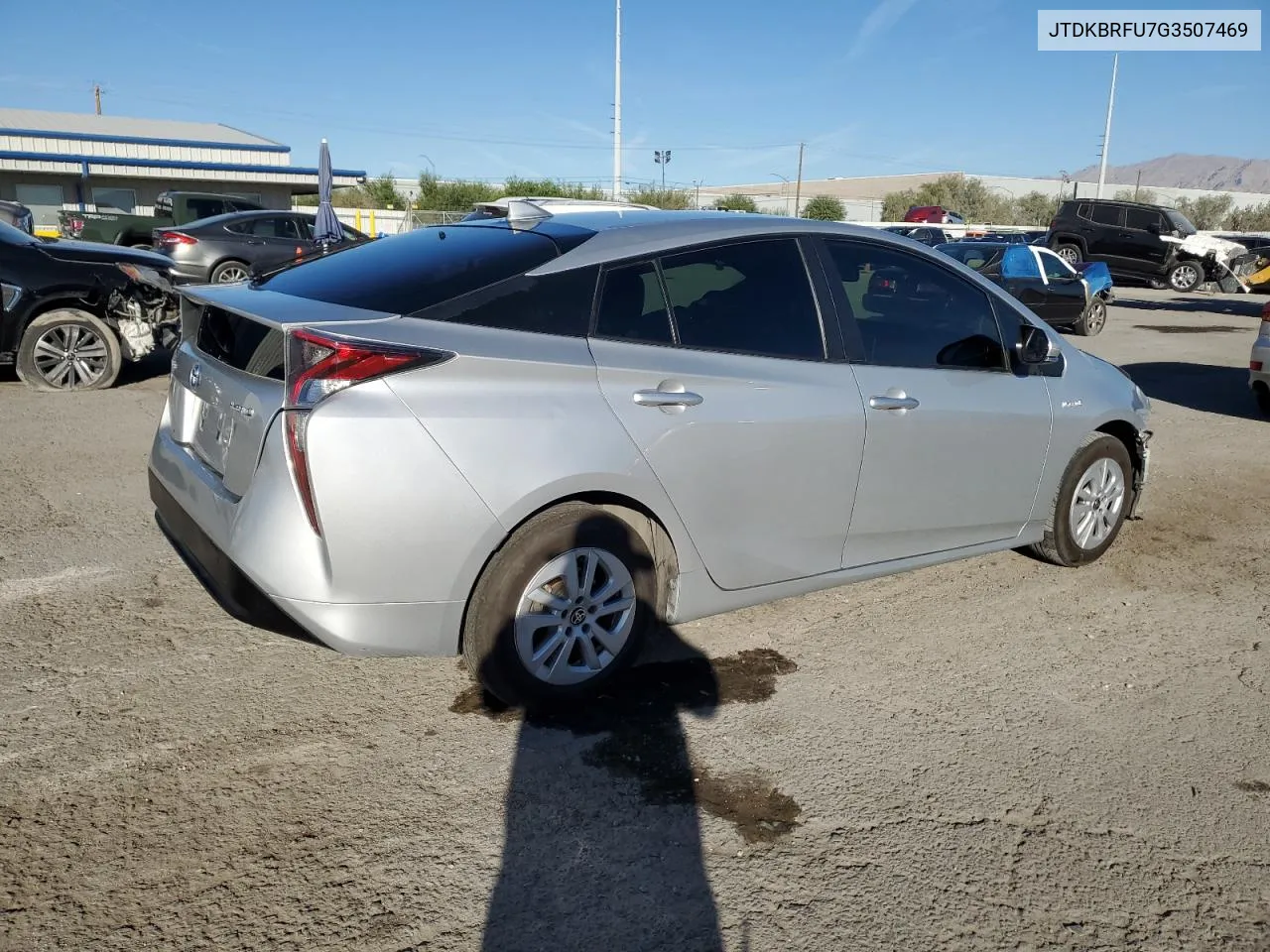 2016 Toyota Prius VIN: JTDKBRFU7G3507469 Lot: 76806894