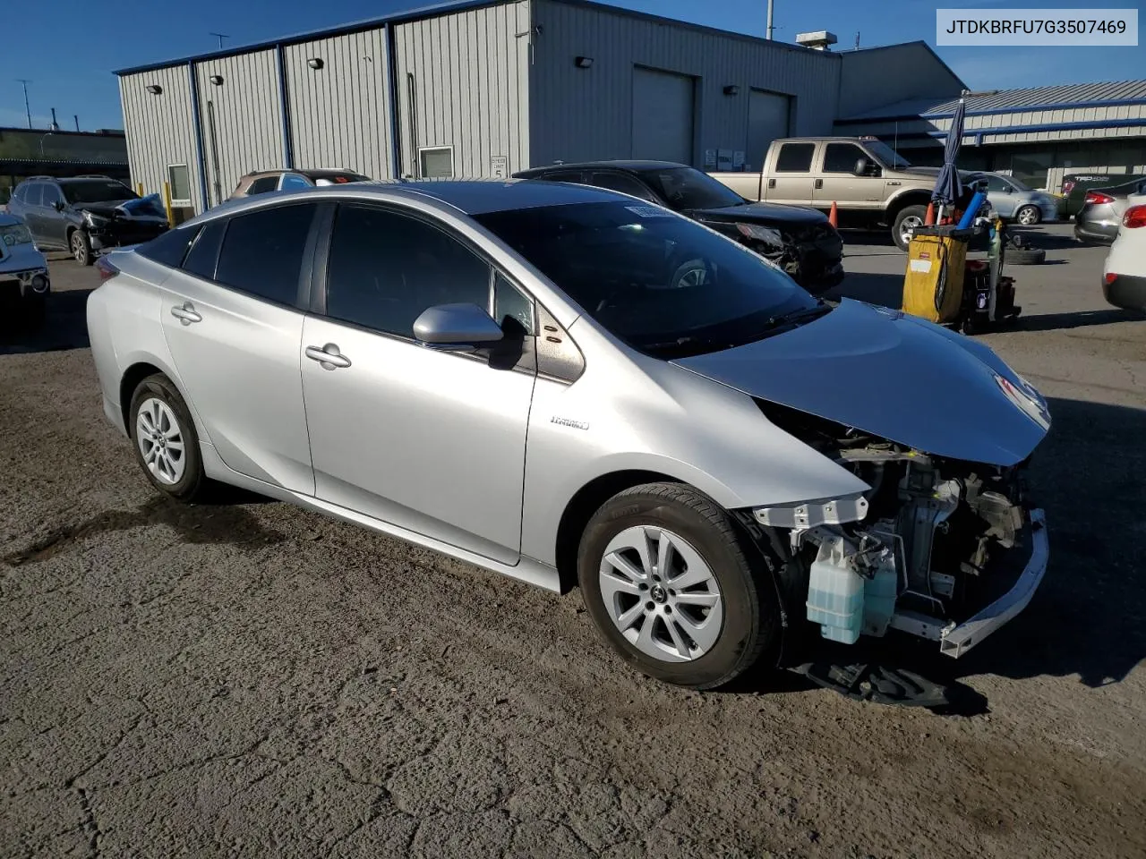 2016 Toyota Prius VIN: JTDKBRFU7G3507469 Lot: 76806894