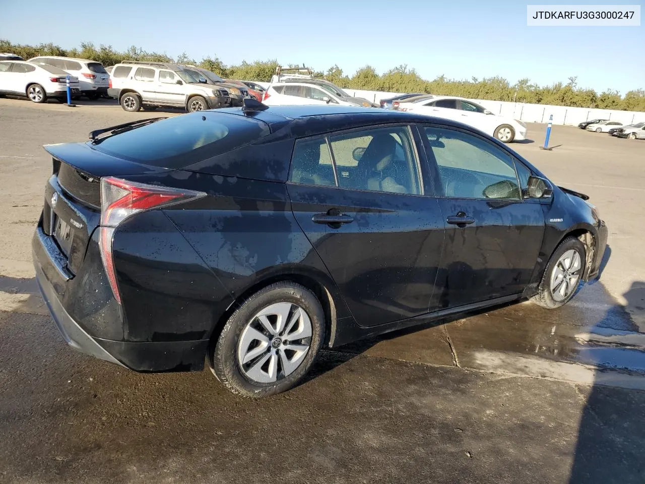 2016 Toyota Prius VIN: JTDKARFU3G3000247 Lot: 76908494