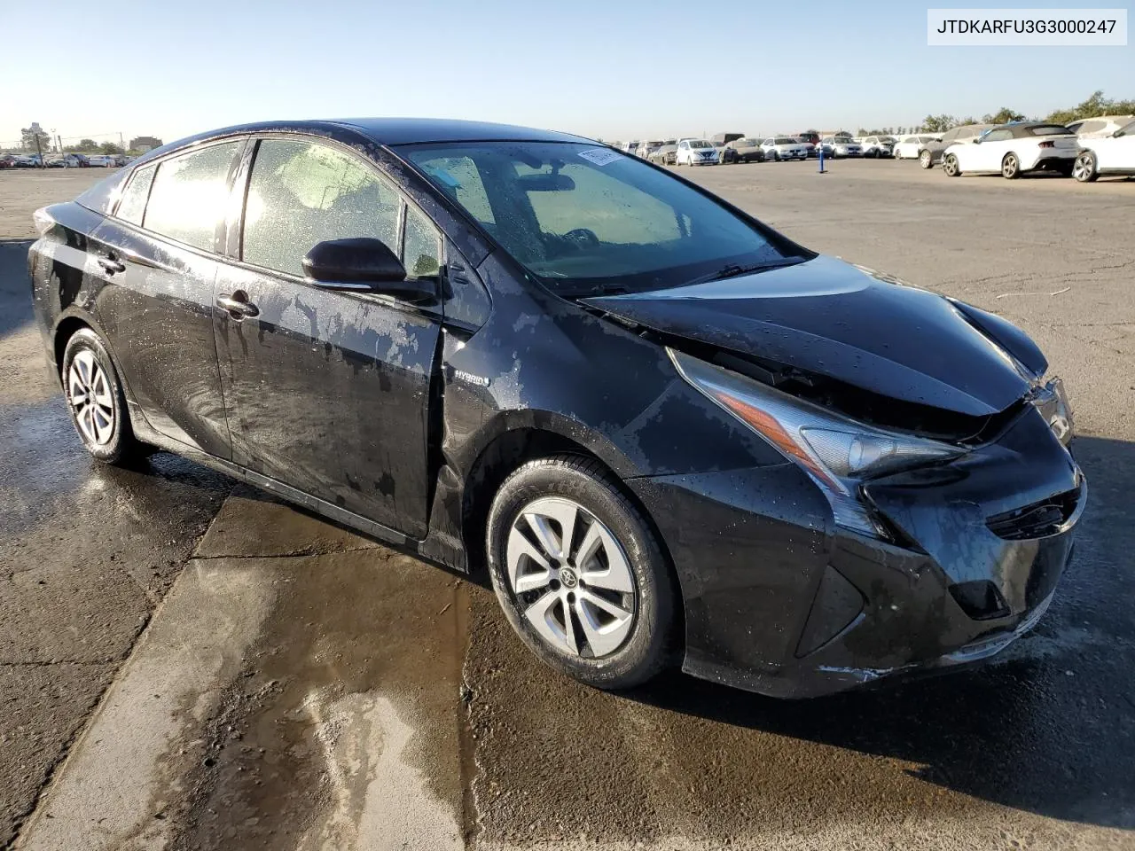 2016 Toyota Prius VIN: JTDKARFU3G3000247 Lot: 76908494