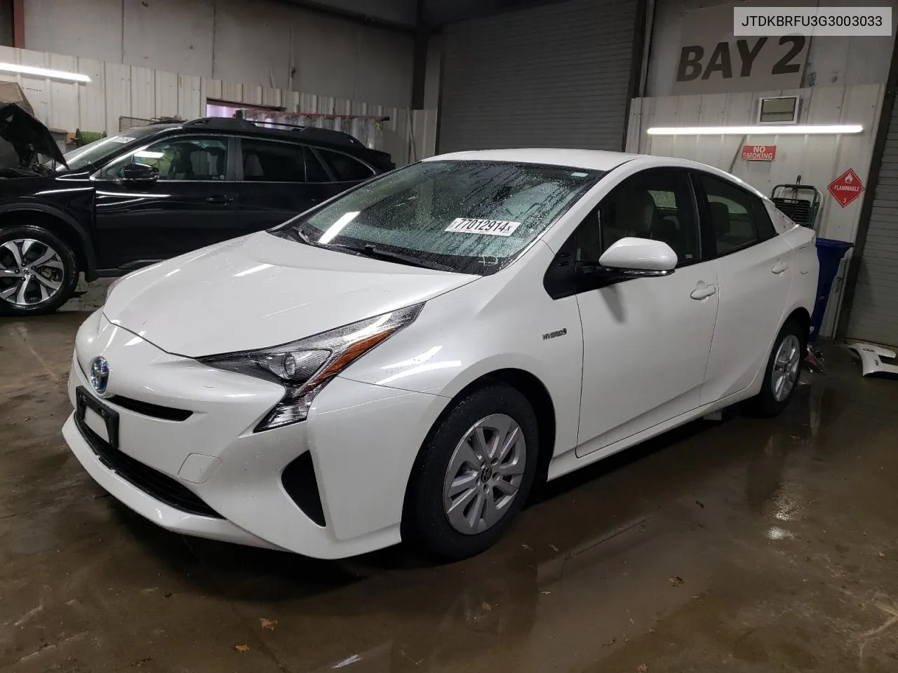 2016 Toyota Prius VIN: JTDKBRFU3G3003033 Lot: 77012914