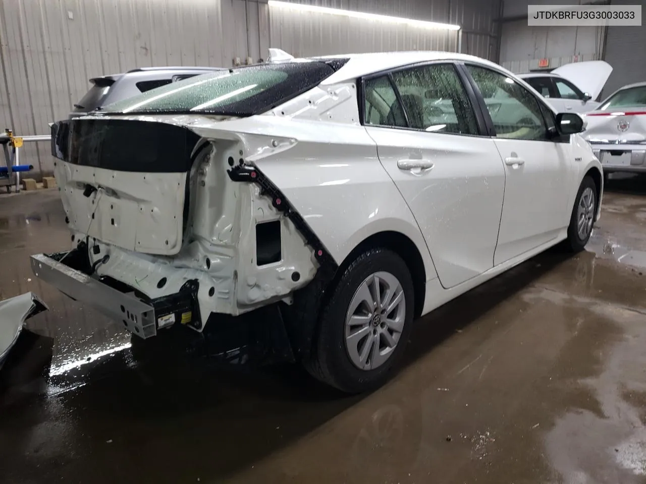 2016 Toyota Prius VIN: JTDKBRFU3G3003033 Lot: 77012914