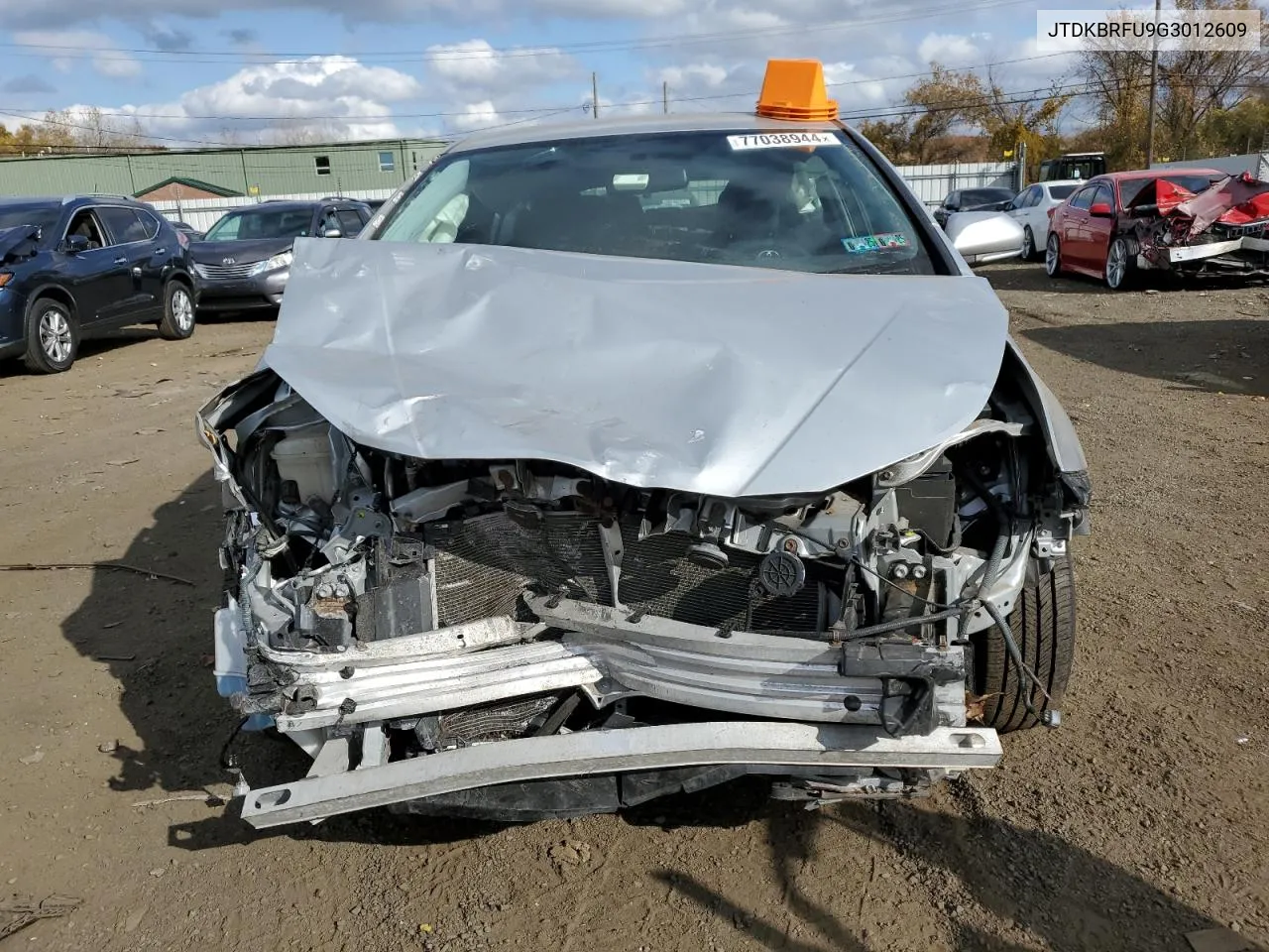 JTDKBRFU9G3012609 2016 Toyota Prius