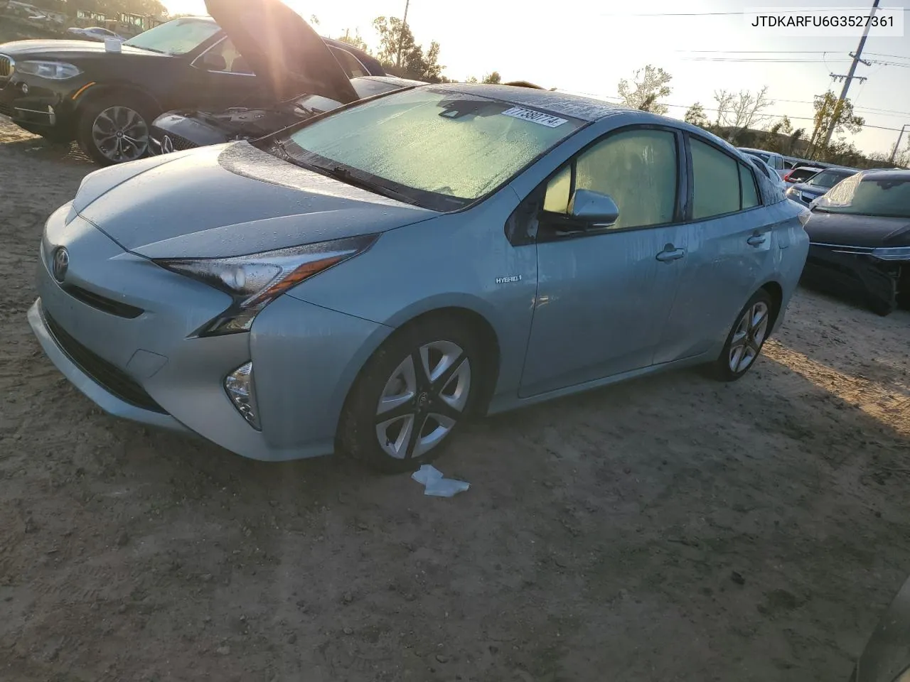 2016 Toyota Prius VIN: JTDKARFU6G3527361 Lot: 77380774