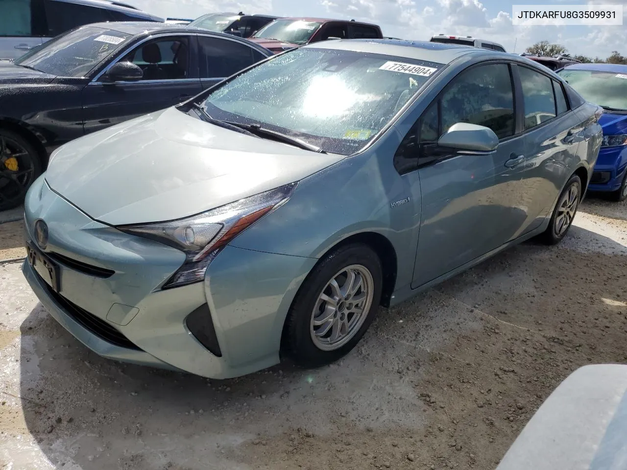 2016 Toyota Prius VIN: JTDKARFU8G3509931 Lot: 77544904