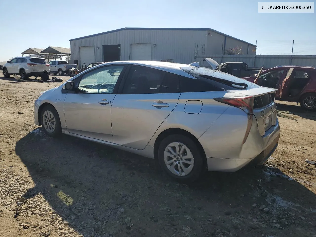 2016 Toyota Prius VIN: JTDKARFUXG3005350 Lot: 77583064