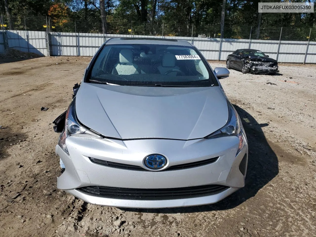 2016 Toyota Prius VIN: JTDKARFUXG3005350 Lot: 77583064