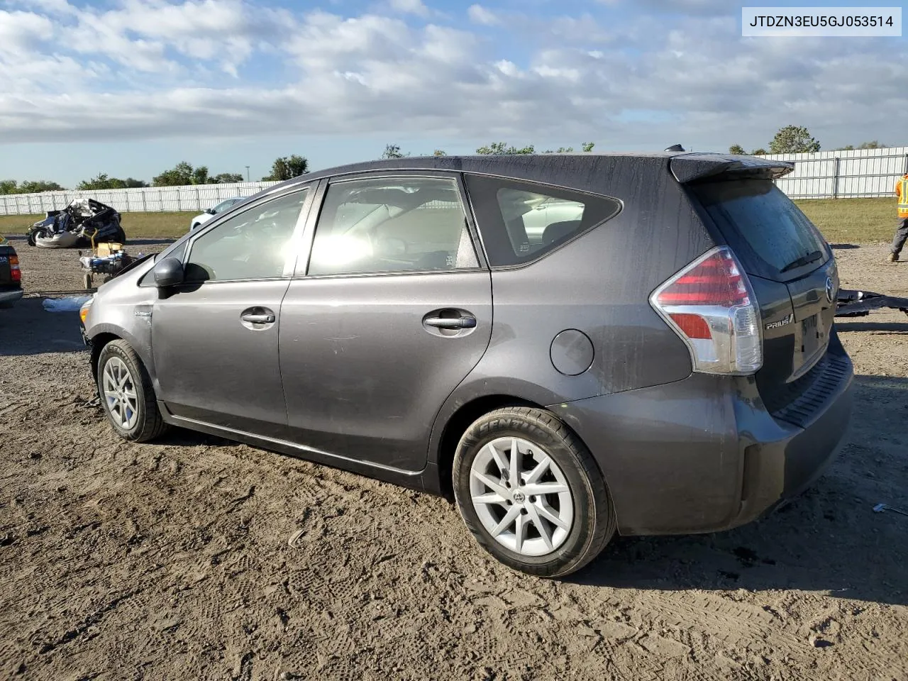 2016 Toyota Prius V VIN: JTDZN3EU5GJ053514 Lot: 77686114