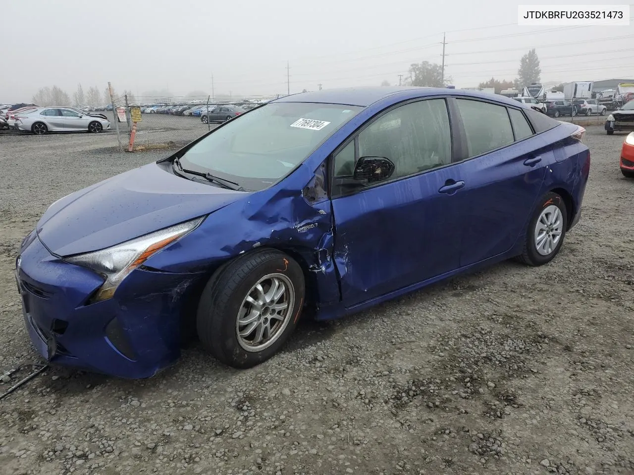 JTDKBRFU2G3521473 2016 Toyota Prius