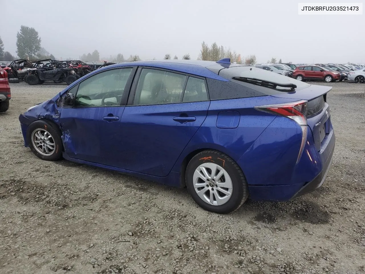 2016 Toyota Prius VIN: JTDKBRFU2G3521473 Lot: 77697304