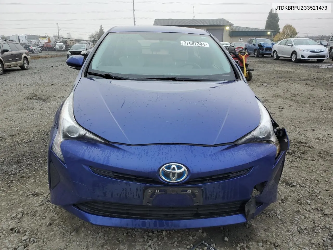 2016 Toyota Prius VIN: JTDKBRFU2G3521473 Lot: 77697304