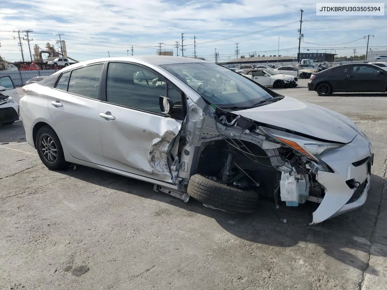 2016 Toyota Prius VIN: JTDKBRFU3G3505394 Lot: 78018604