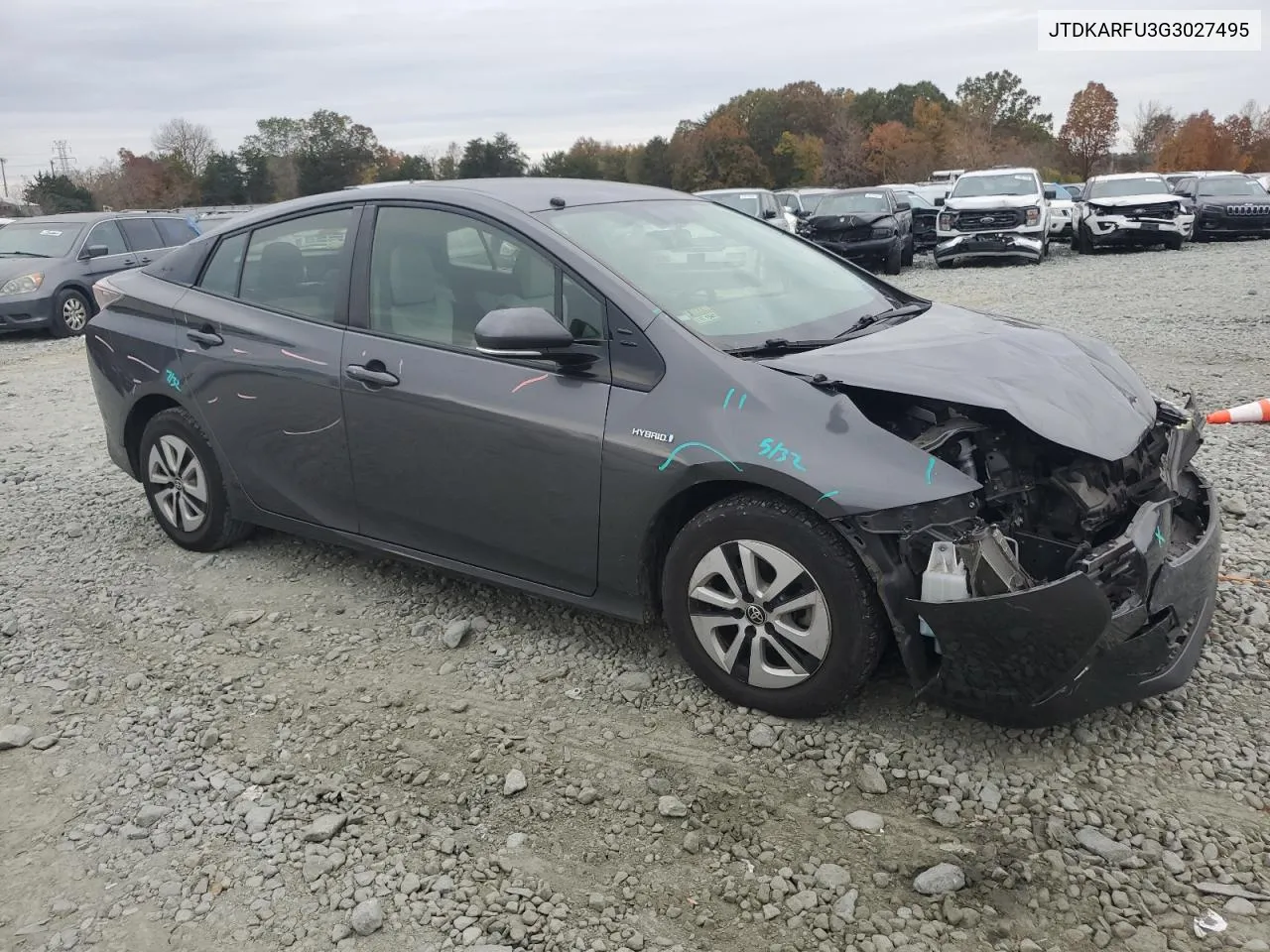 JTDKARFU3G3027495 2016 Toyota Prius