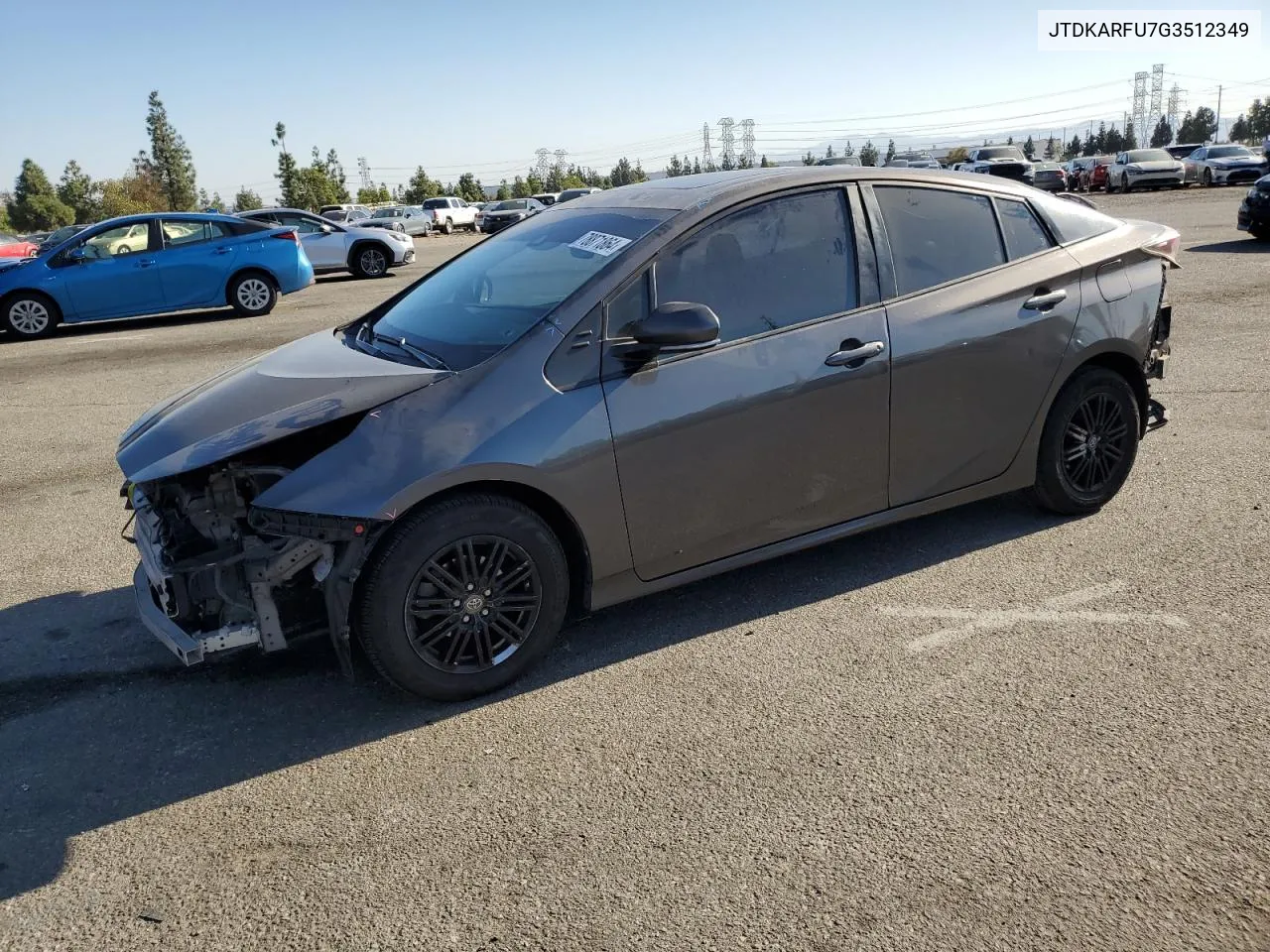 2016 Toyota Prius VIN: JTDKARFU7G3512349 Lot: 78871864