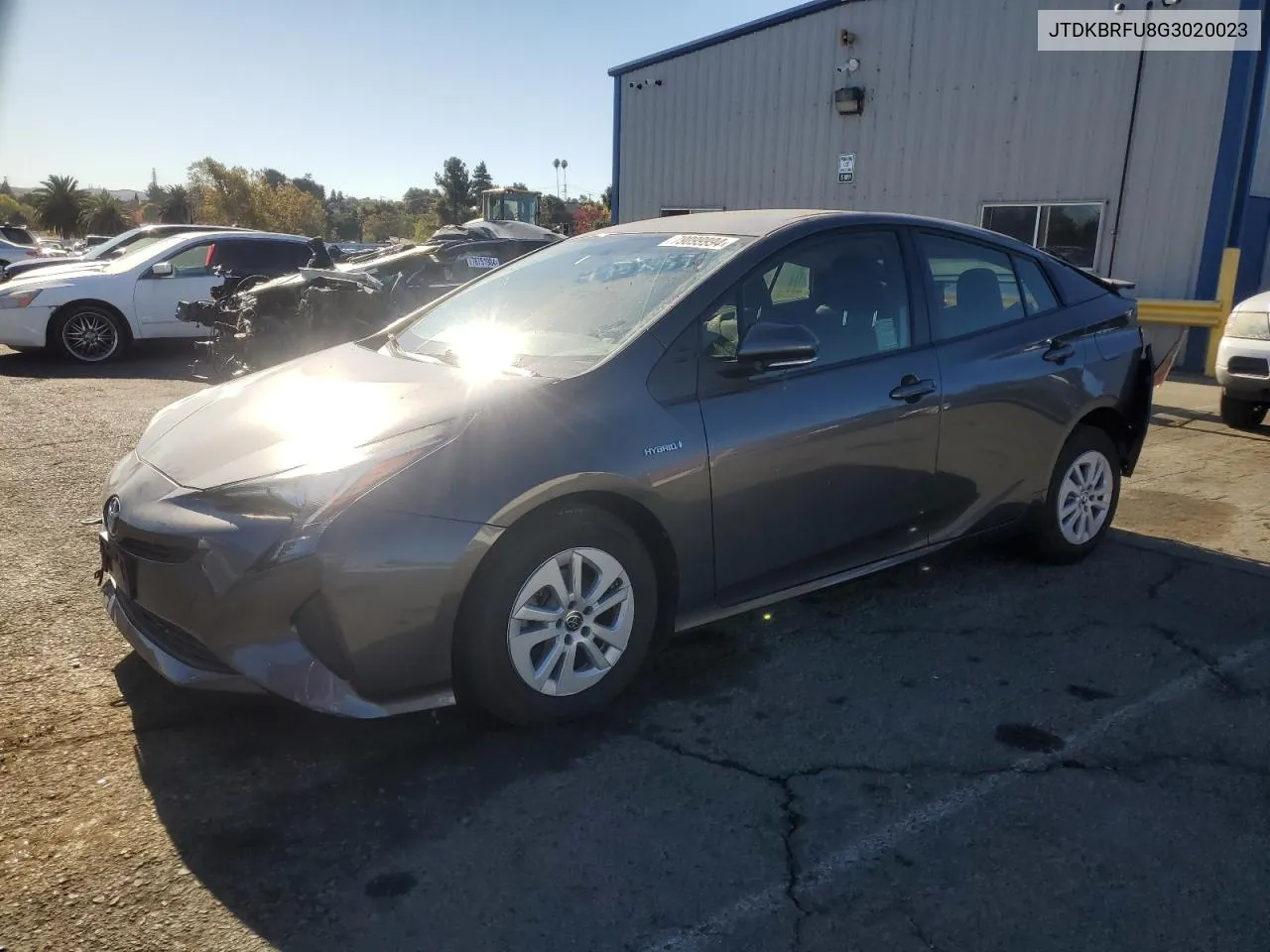 2016 Toyota Prius VIN: JTDKBRFU8G3020023 Lot: 79099994