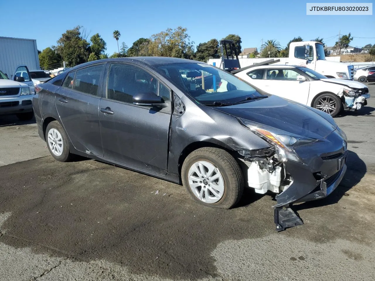 2016 Toyota Prius VIN: JTDKBRFU8G3020023 Lot: 79099994