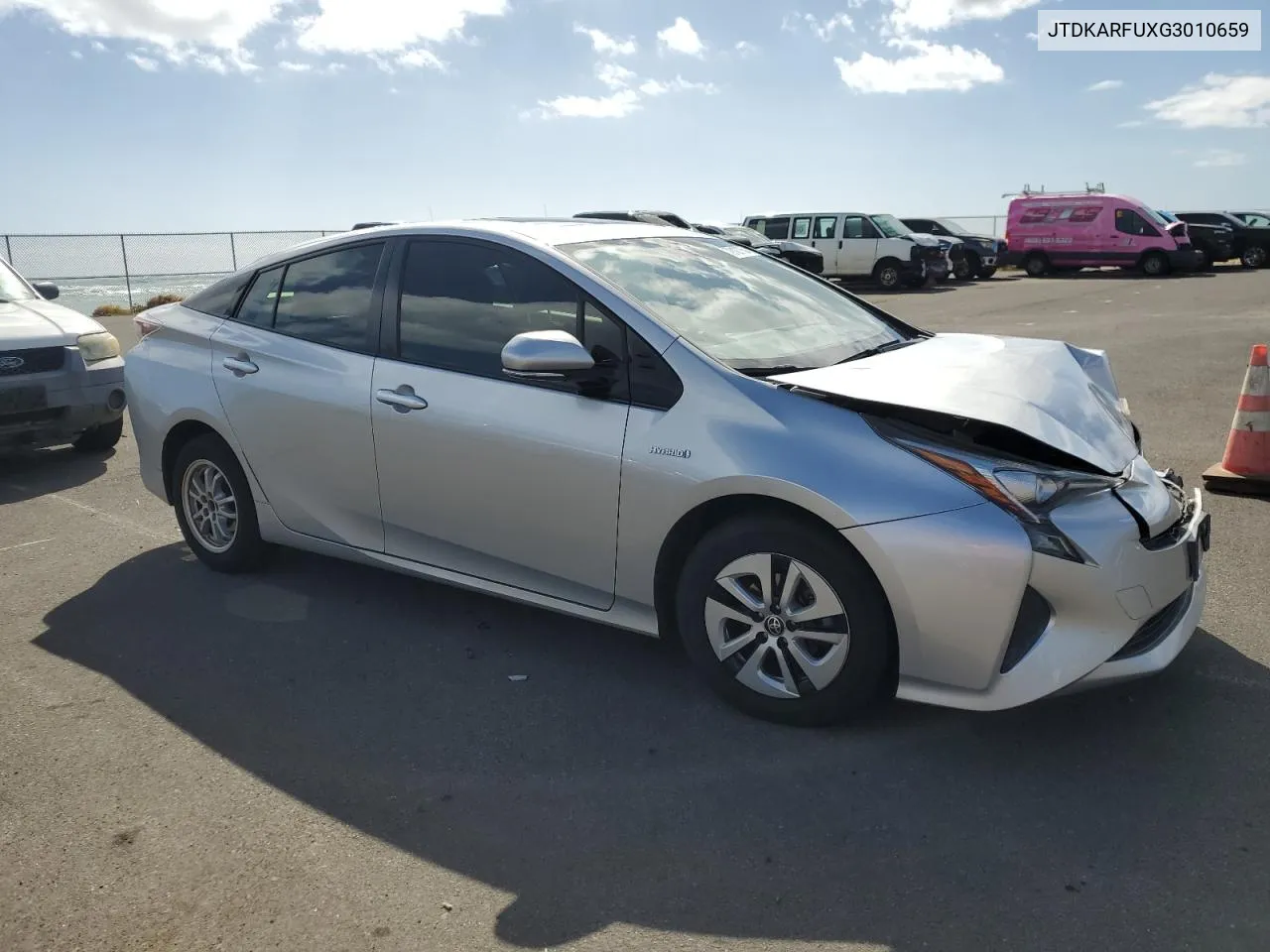 2016 Toyota Prius VIN: JTDKARFUXG3010659 Lot: 79127754