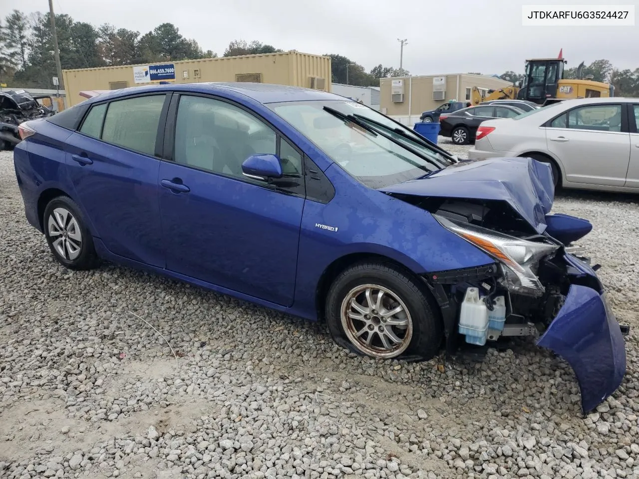 2016 Toyota Prius VIN: JTDKARFU6G3524427 Lot: 79429374