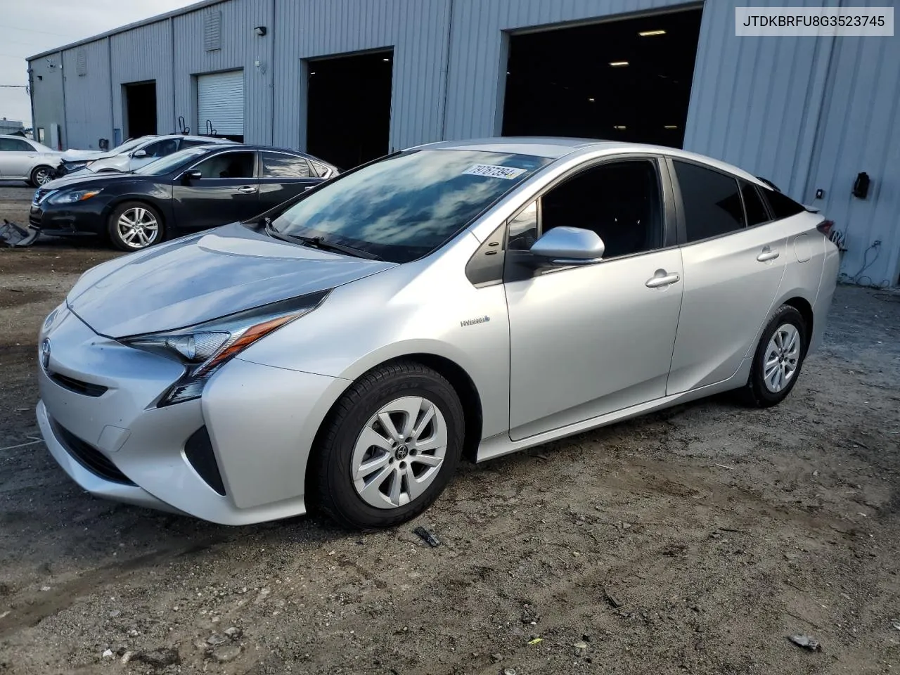 2016 Toyota Prius VIN: JTDKBRFU8G3523745 Lot: 79767394