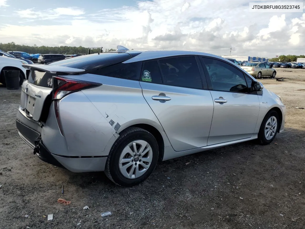 2016 Toyota Prius VIN: JTDKBRFU8G3523745 Lot: 79767394