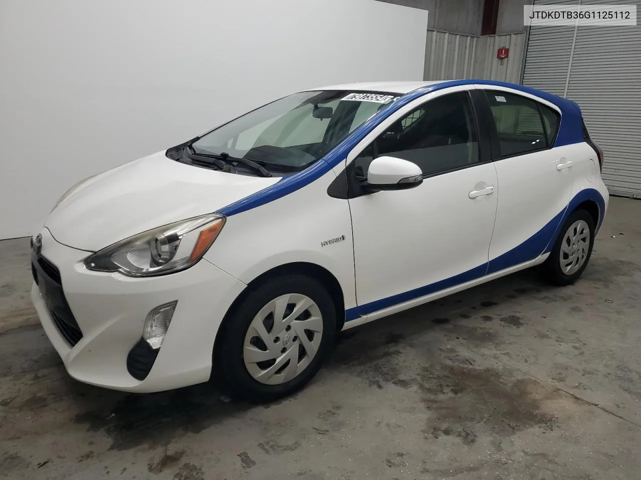 2016 Toyota Prius C VIN: JTDKDTB36G1125112 Lot: 79873554