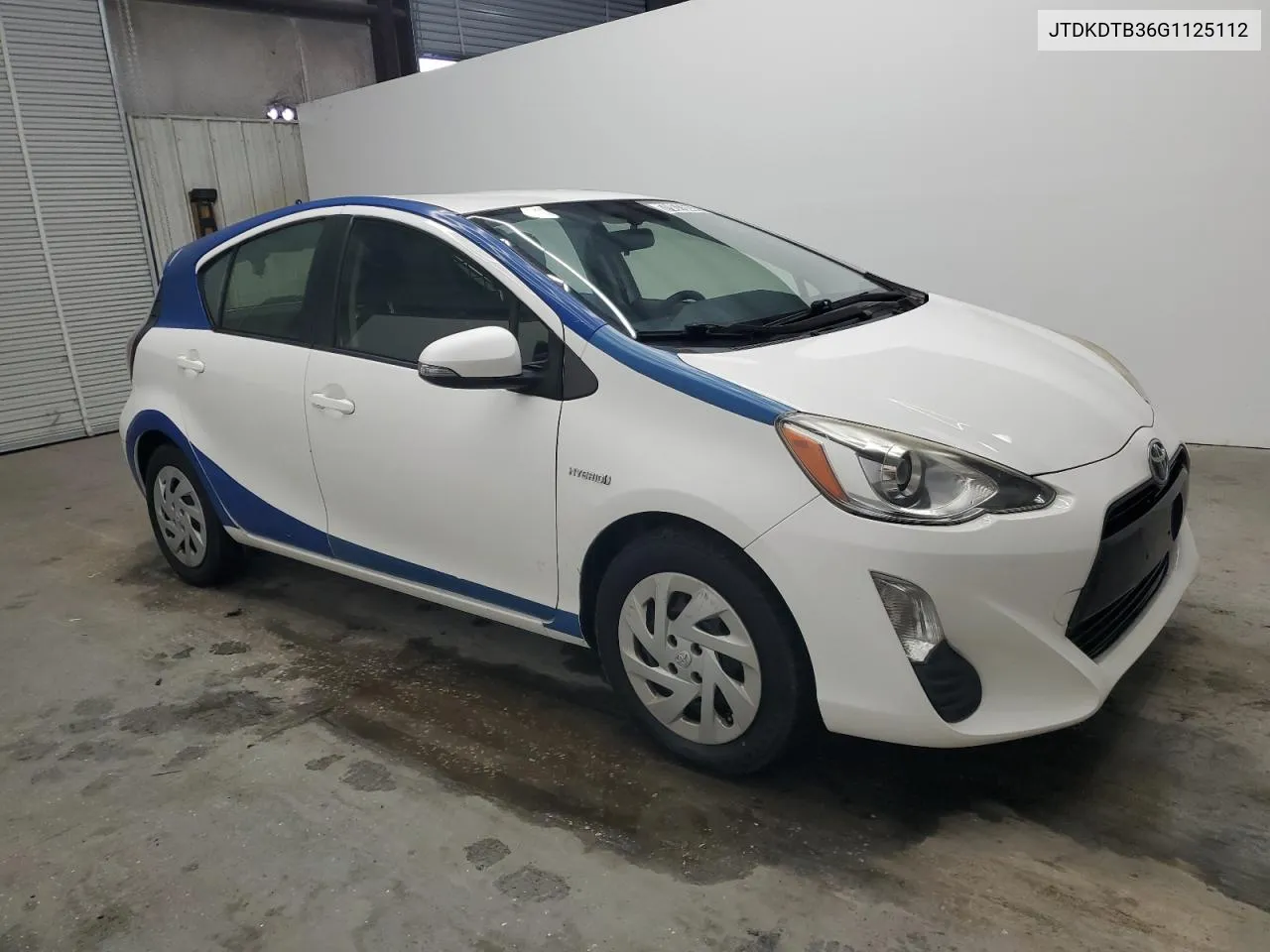 2016 Toyota Prius C VIN: JTDKDTB36G1125112 Lot: 79873554