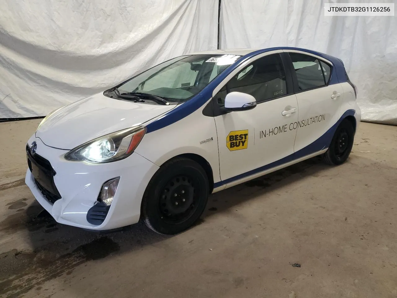 2016 Toyota Prius C VIN: JTDKDTB32G1126256 Lot: 79873564