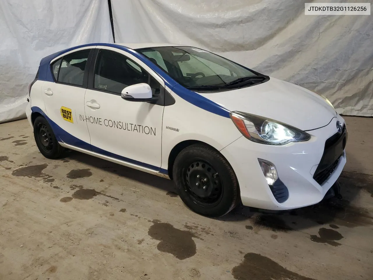 2016 Toyota Prius C VIN: JTDKDTB32G1126256 Lot: 79873564