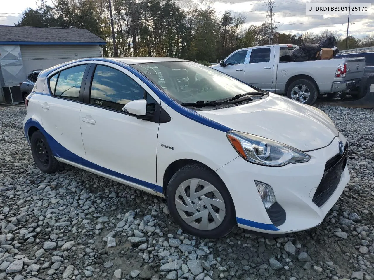 2016 Toyota Prius C VIN: JTDKDTB39G1125170 Lot: 79891774