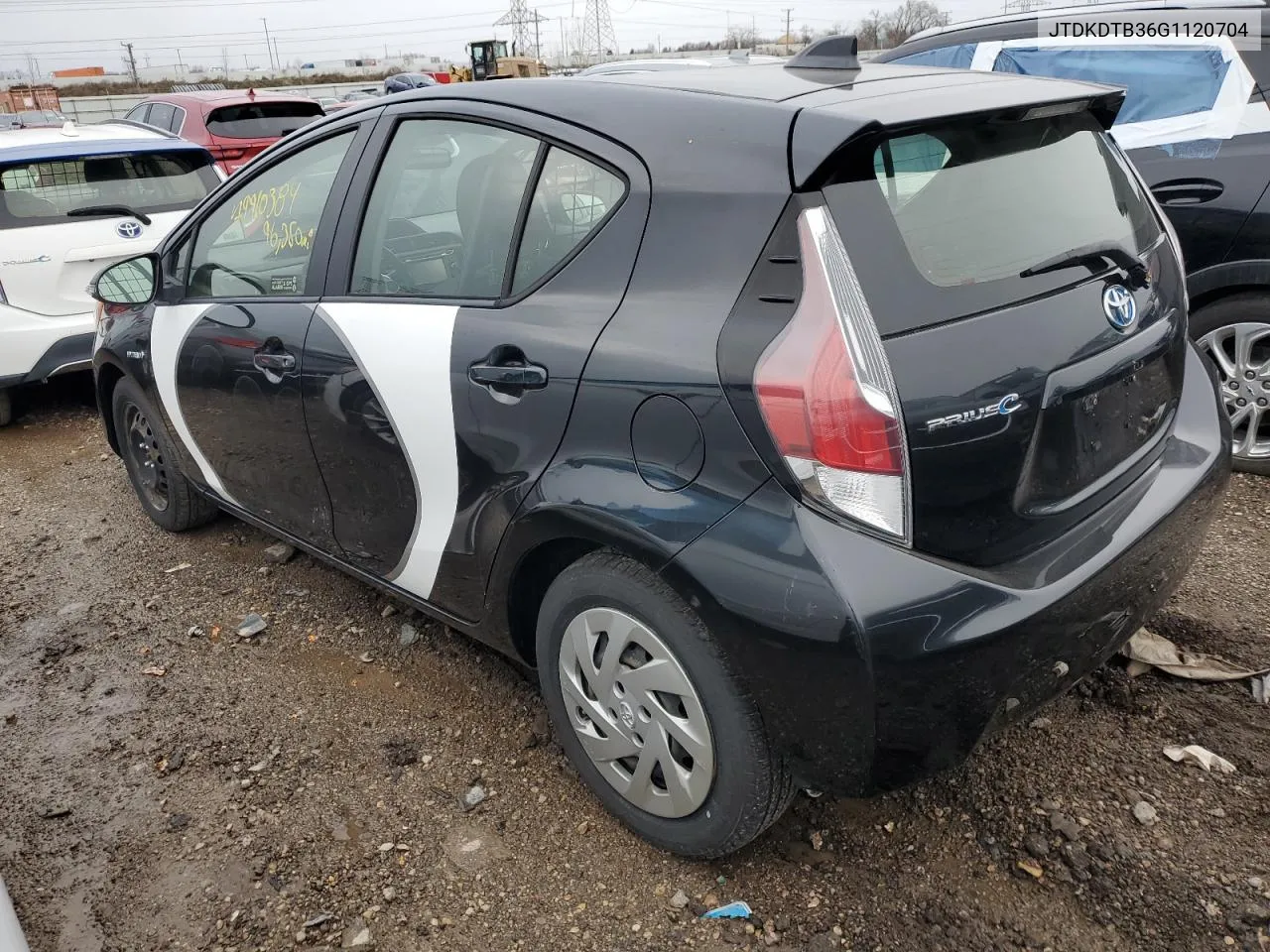 2016 Toyota Prius C VIN: JTDKDTB36G1120704 Lot: 79910384