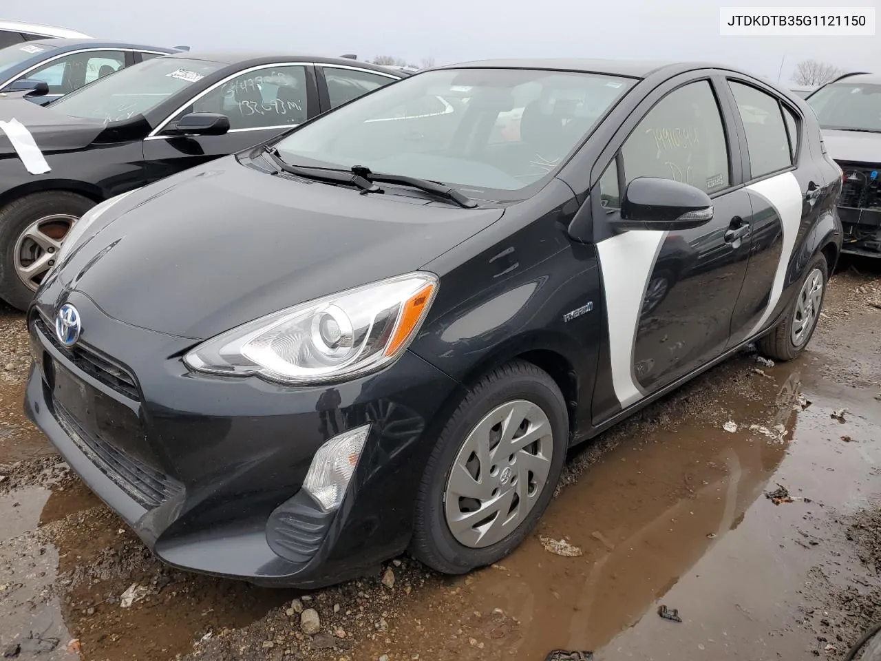 2016 Toyota Prius C VIN: JTDKDTB35G1121150 Lot: 79910394