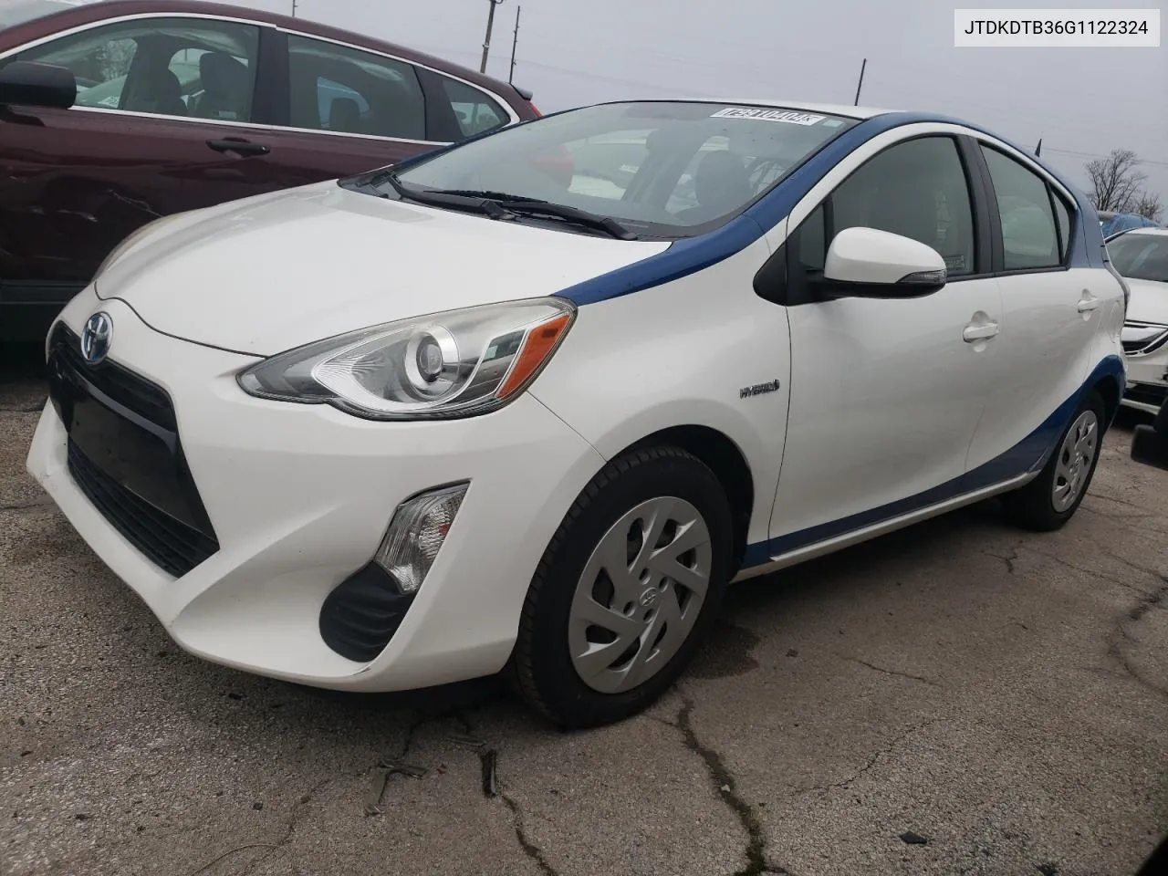 2016 Toyota Prius C VIN: JTDKDTB36G1122324 Lot: 79910404