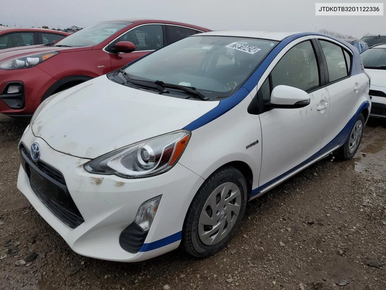 2016 Toyota Prius C VIN: JTDKDTB32G1122336 Lot: 79910424