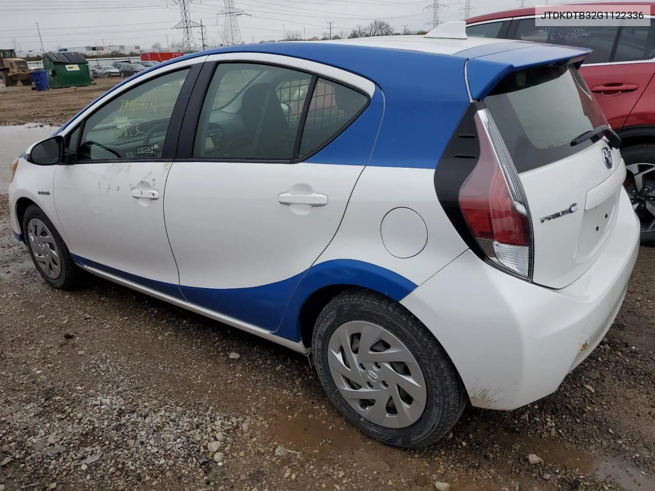 2016 Toyota Prius C VIN: JTDKDTB32G1122336 Lot: 79910424