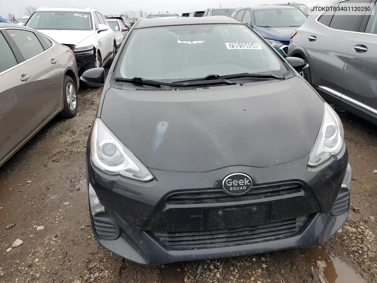 2016 Toyota Prius C VIN: JTDKDTB34G1120250 Lot: 79910454