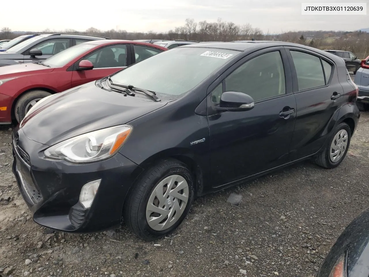 2016 Toyota Prius C VIN: JTDKDTB3XG1120639 Lot: 80123334