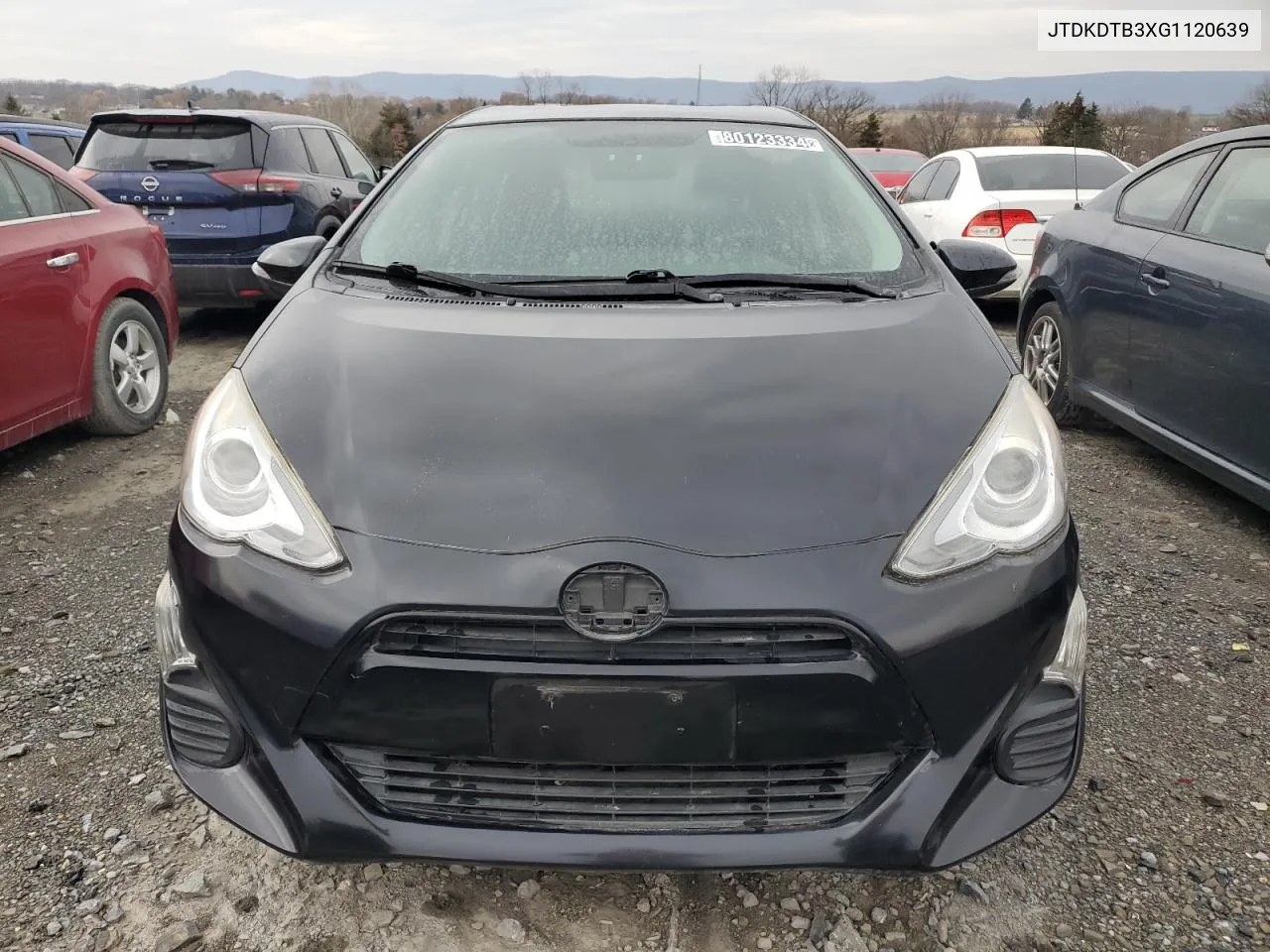 2016 Toyota Prius C VIN: JTDKDTB3XG1120639 Lot: 80123334