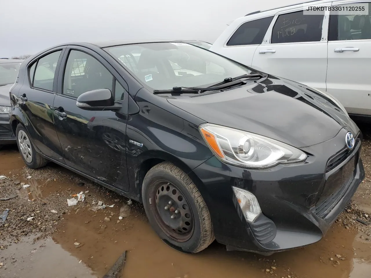 2016 Toyota Prius C VIN: JTDKDTB33G1120255 Lot: 80123354