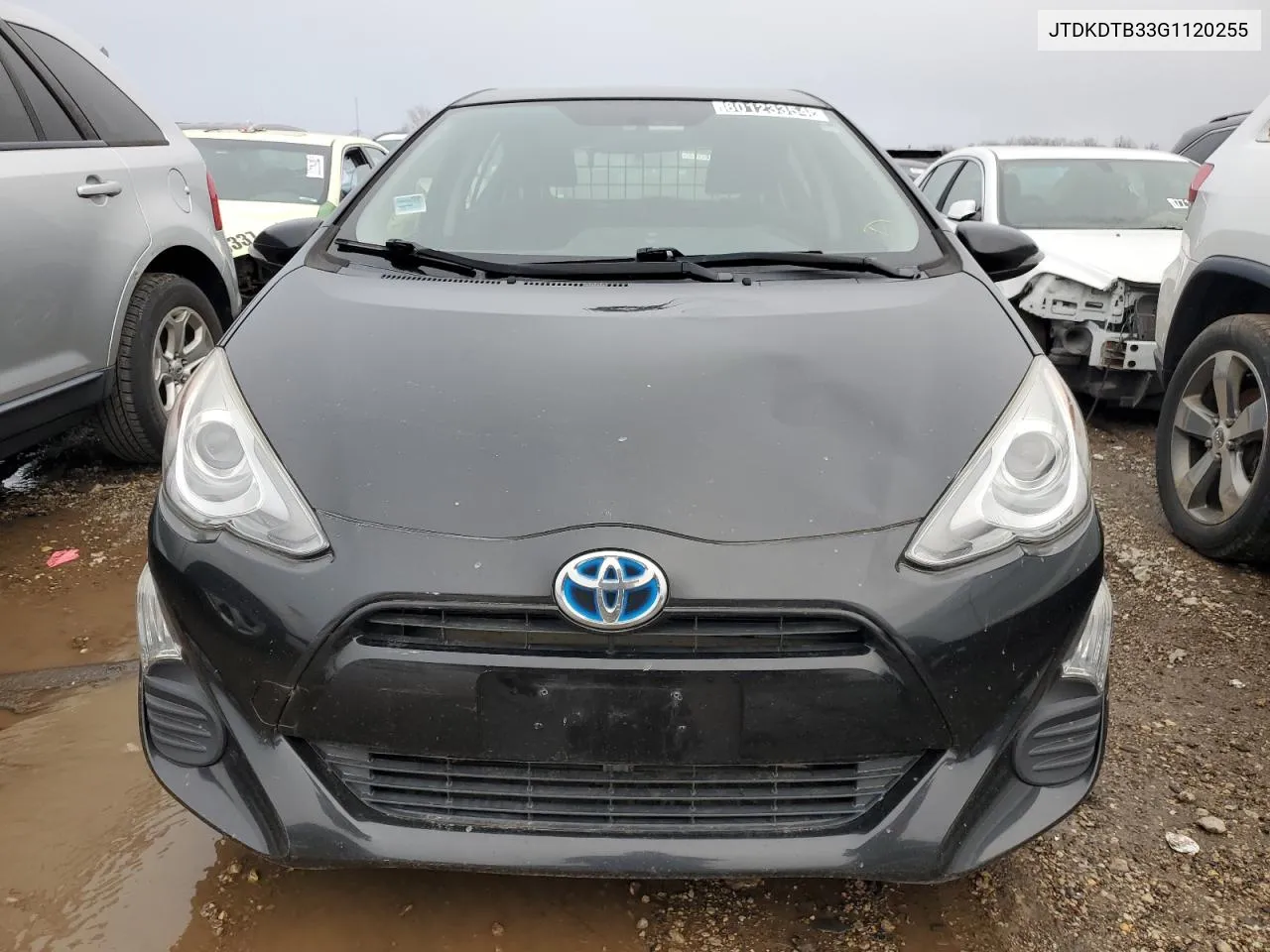 2016 Toyota Prius C VIN: JTDKDTB33G1120255 Lot: 80123354