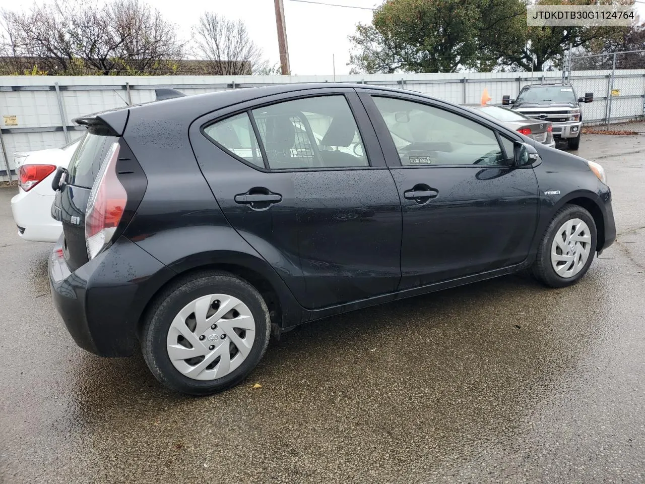 2016 Toyota Prius C VIN: JTDKDTB30G1124764 Lot: 80142154