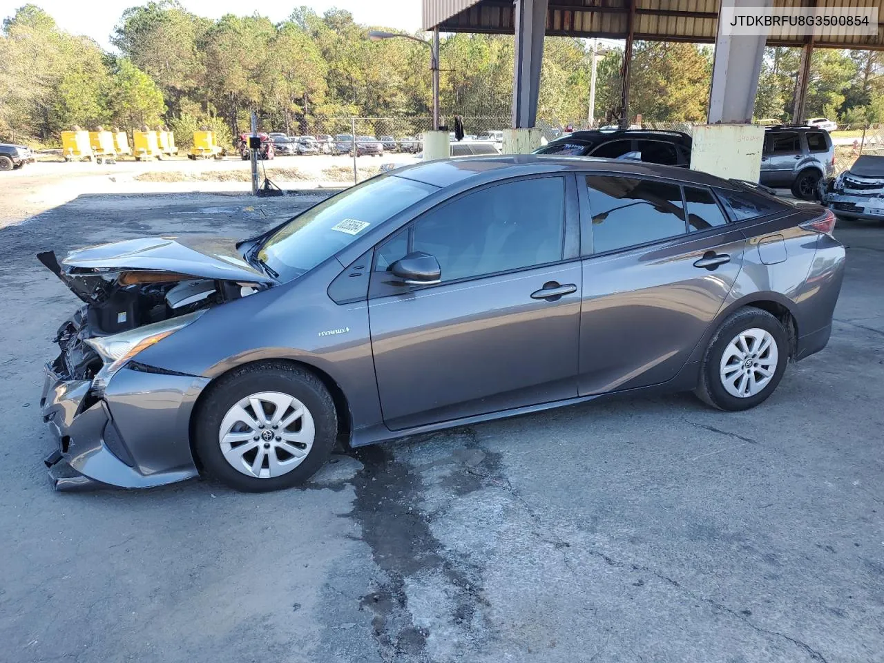 2016 Toyota Prius VIN: JTDKBRFU8G3500854 Lot: 80268564