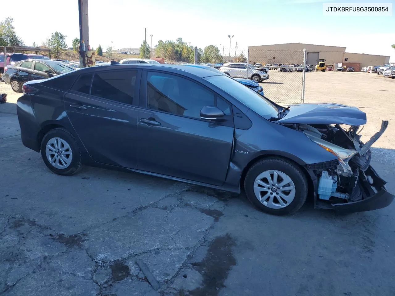 2016 Toyota Prius VIN: JTDKBRFU8G3500854 Lot: 80268564