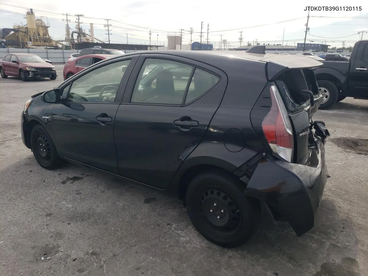 2016 Toyota Prius C VIN: JTDKDTB39G1120115 Lot: 80349904