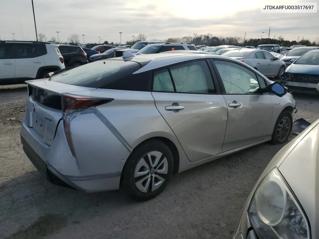 2016 Toyota Prius VIN: JTDKARFU0G3517697 Lot: 80439494