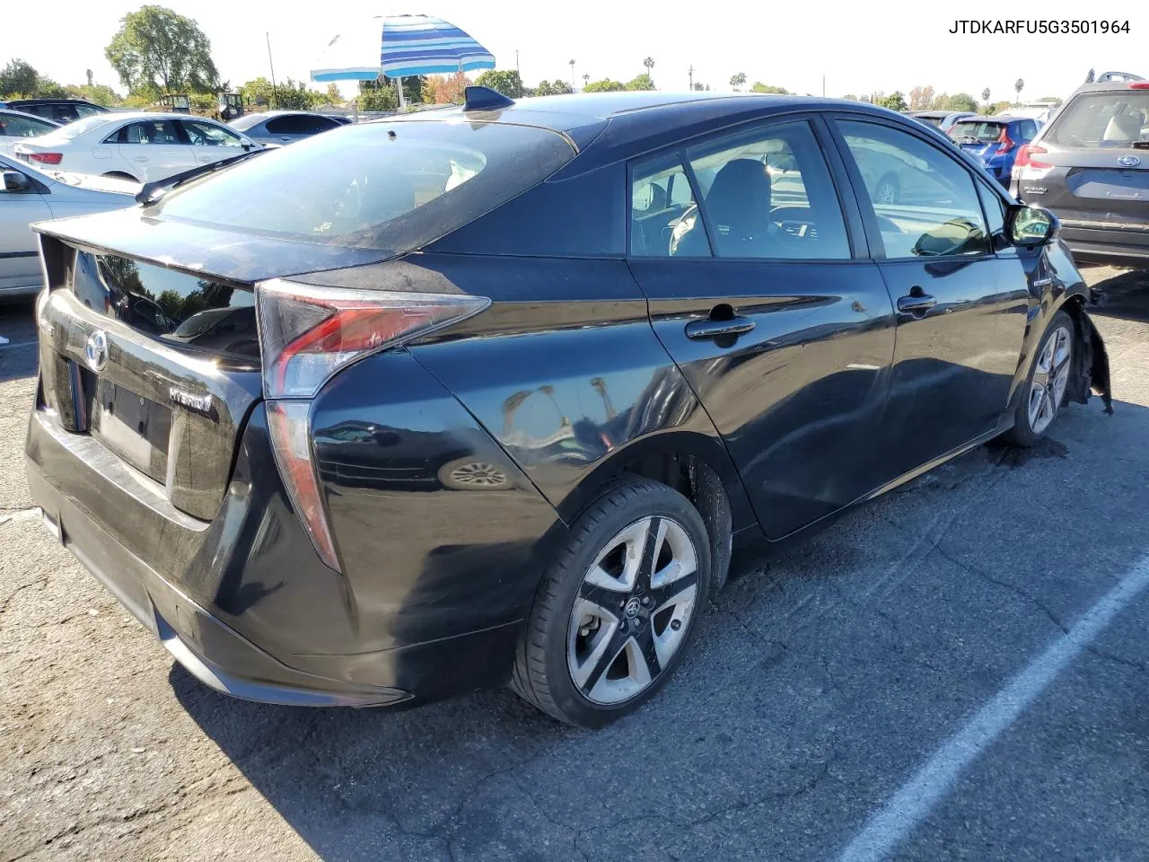 2016 Toyota Prius VIN: JTDKARFU5G3501964 Lot: 80524384