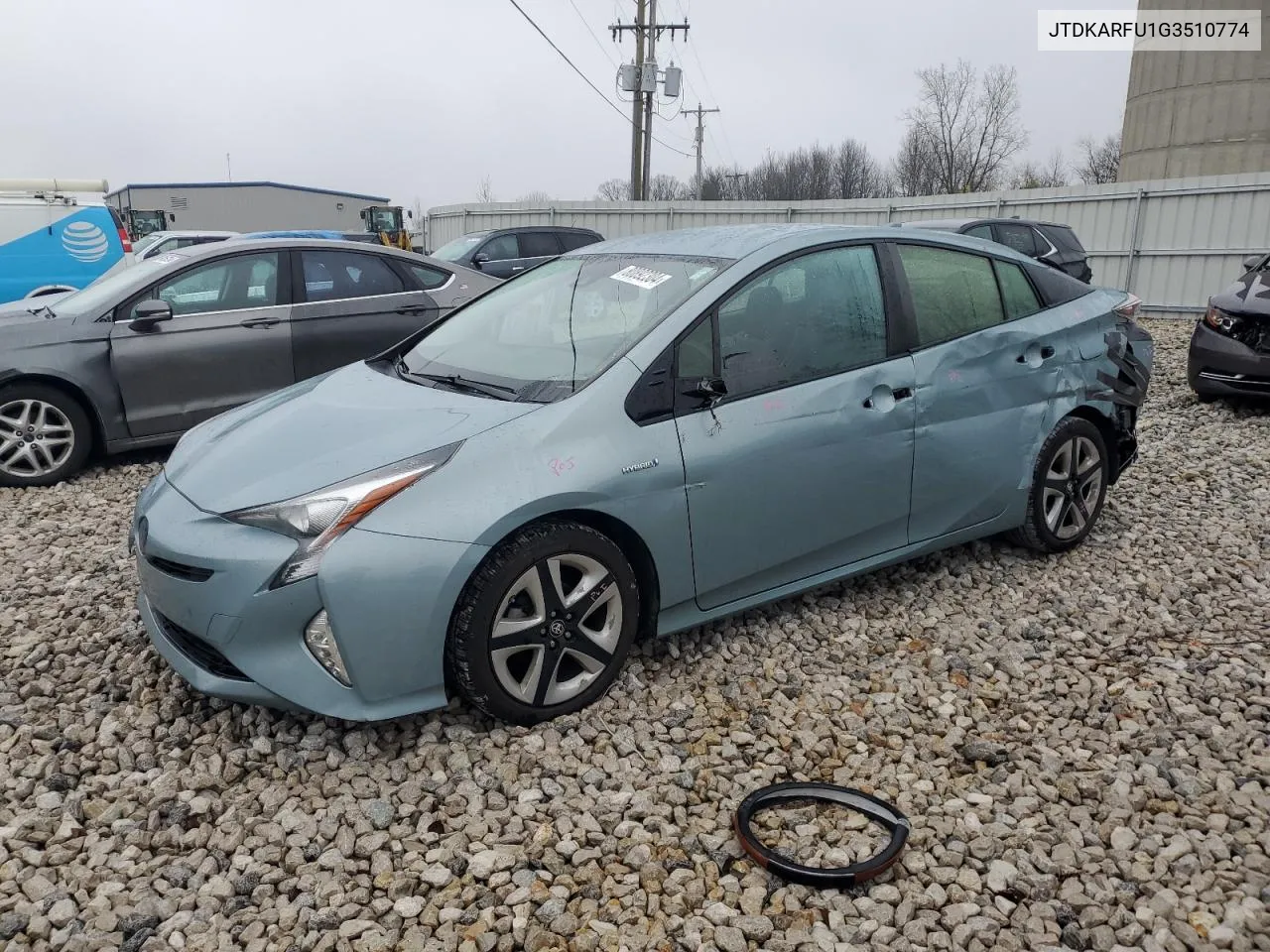 2016 Toyota Prius VIN: JTDKARFU1G3510774 Lot: 80892304