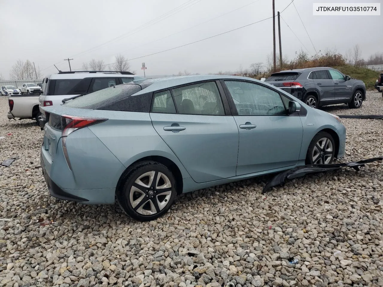 2016 Toyota Prius VIN: JTDKARFU1G3510774 Lot: 80892304