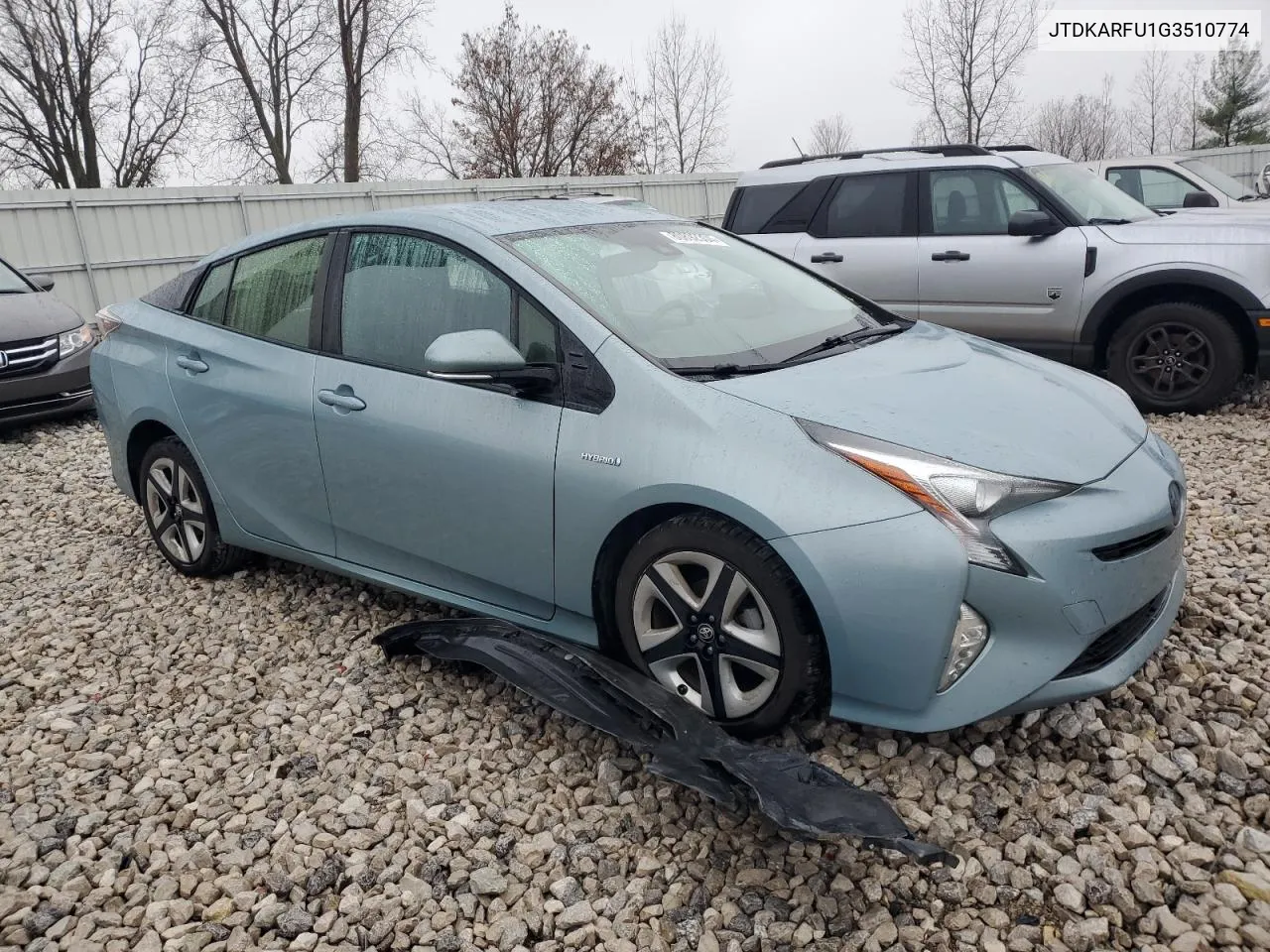 2016 Toyota Prius VIN: JTDKARFU1G3510774 Lot: 80892304